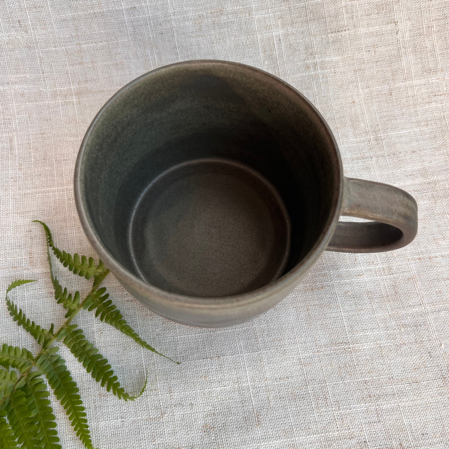 Forest Handmade Ceramic Mug Green