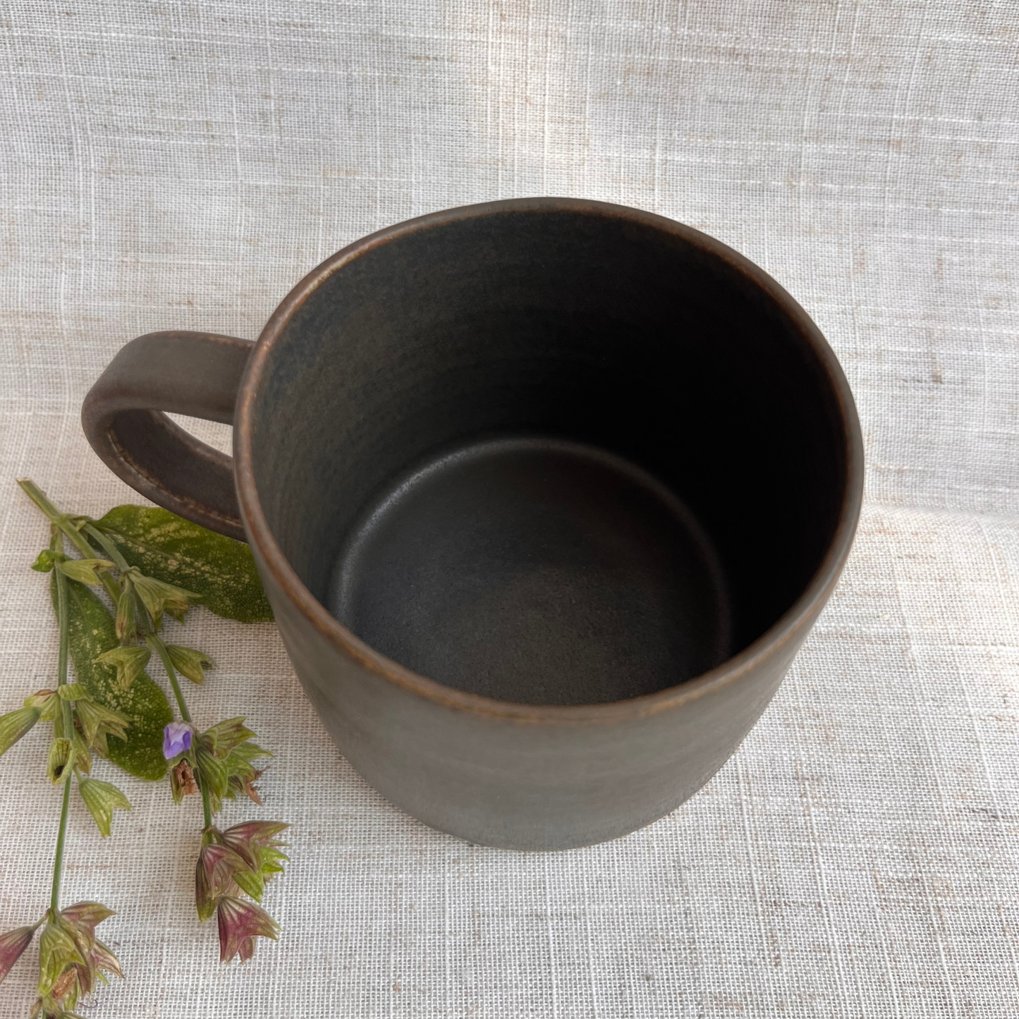 Forest Handmade Ceramic Mug Green