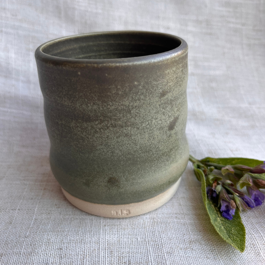Forest Handmade Ceramic Ripple Cup