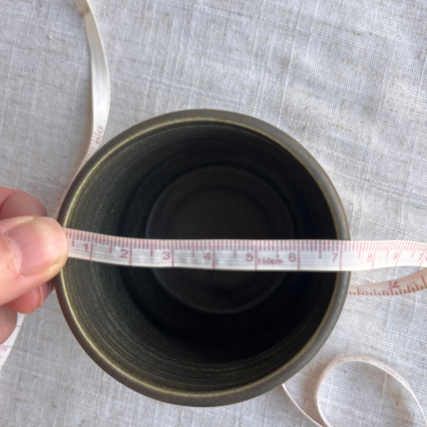 Forest Handmade Ceramic Ripple Cup