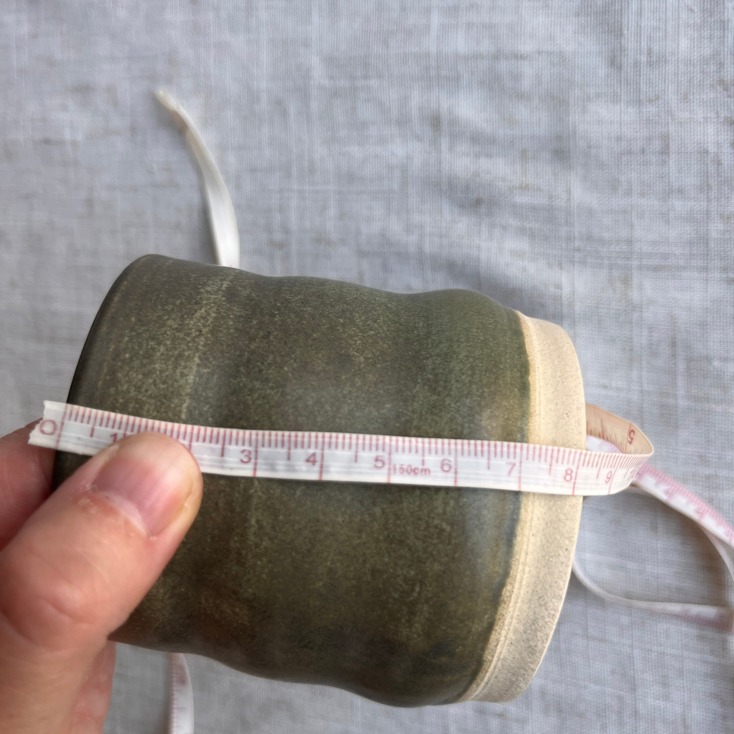 Forest Handmade Ceramic Ripple Cup