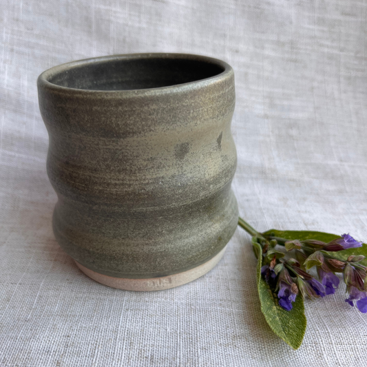 Forest Handmade Ceramic Ripple Cup