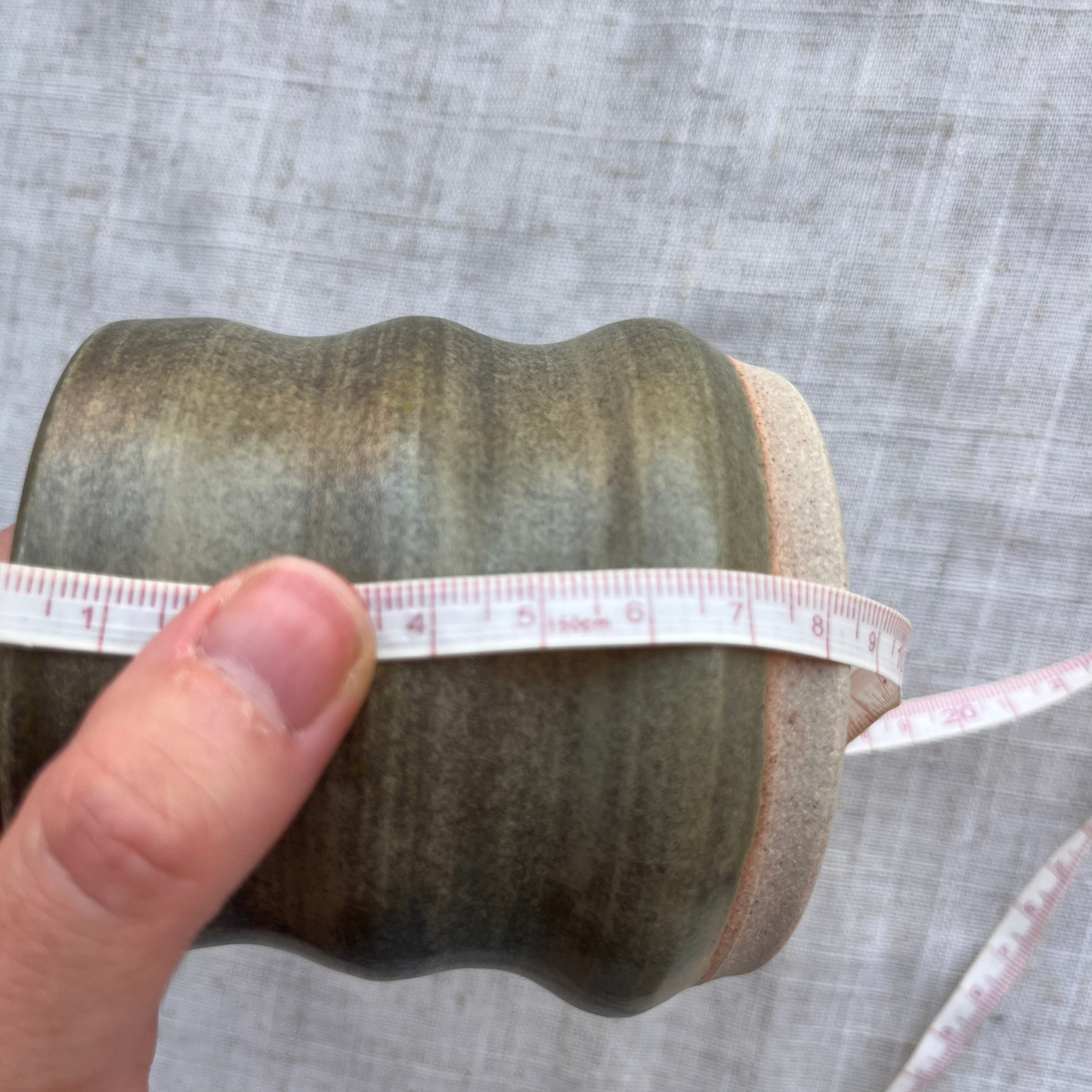 Forest Handmade Ceramic Ripple Cup