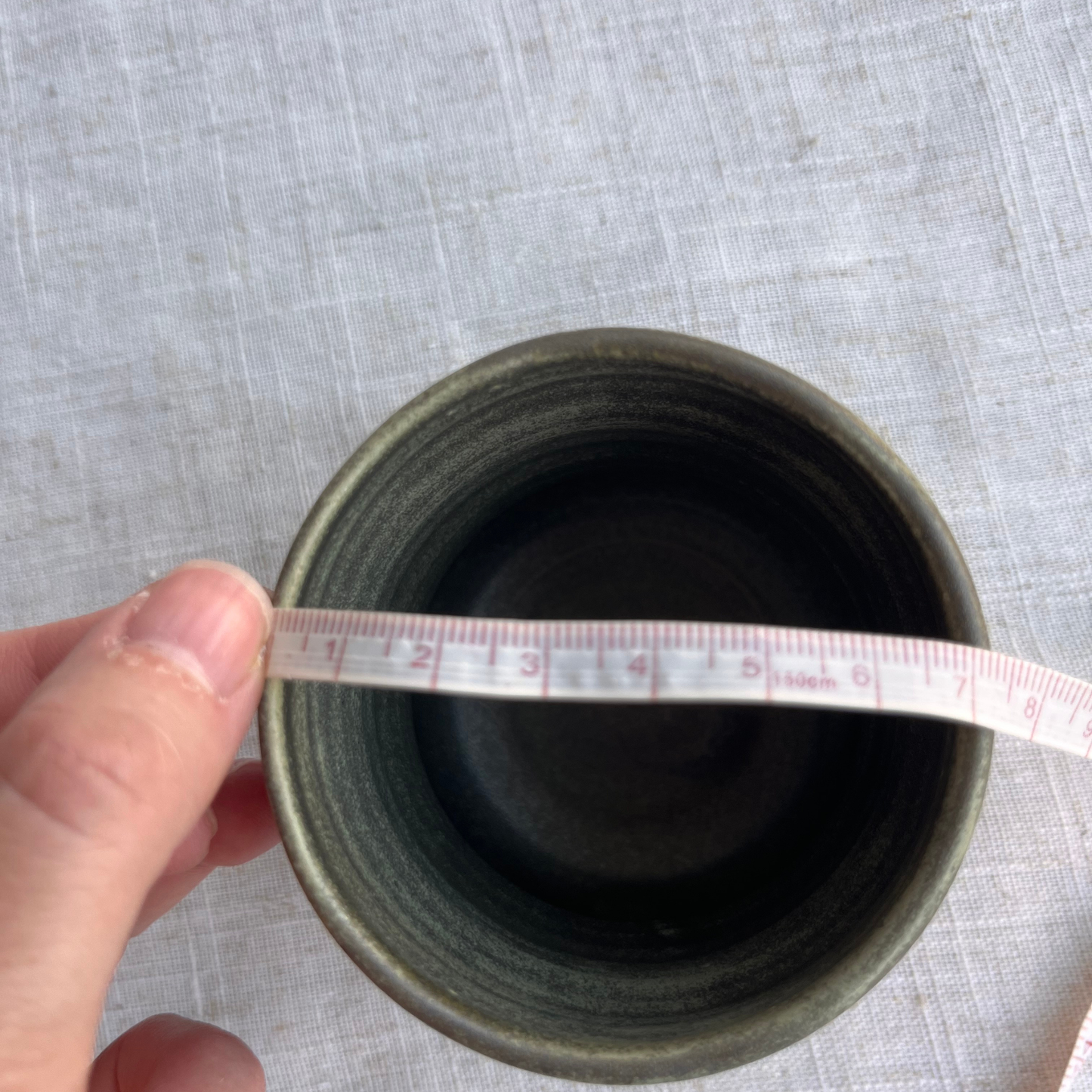 Forest Handmade Ceramic Ripple Cup