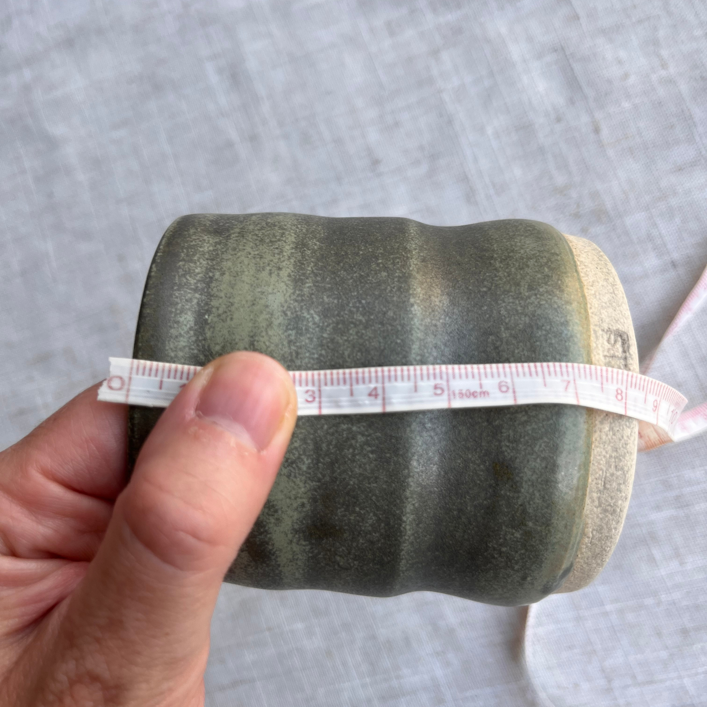 Forest Handmade Ceramic Ripple Cup