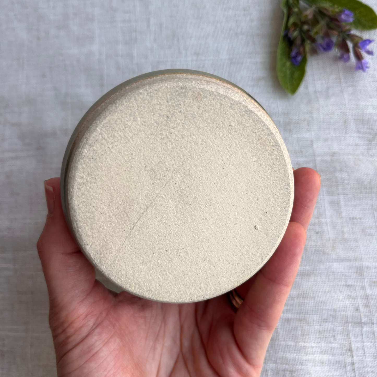 Forest Handmade Ceramic Ripple Cup