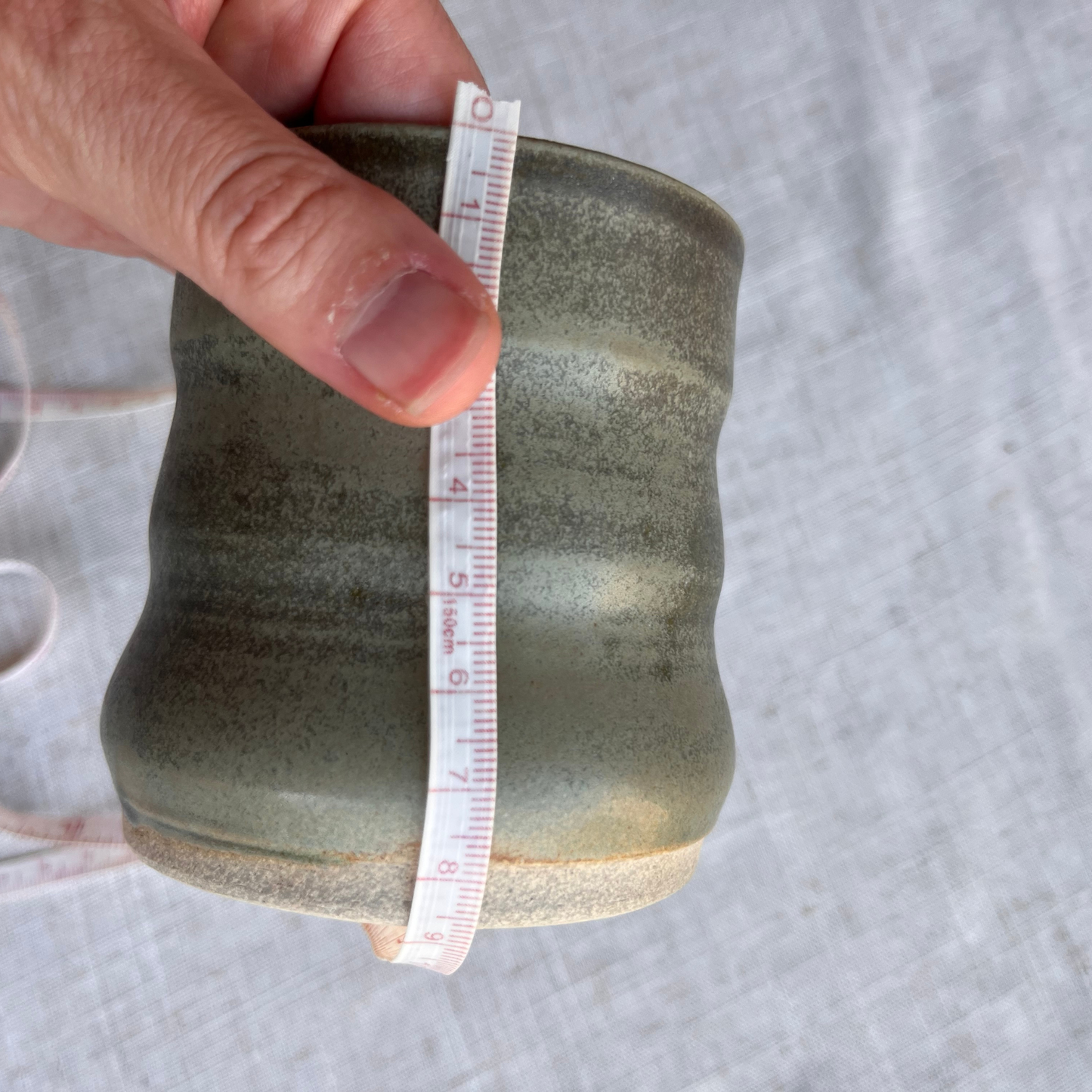 Forest Handmade Ceramic Ripple Cup