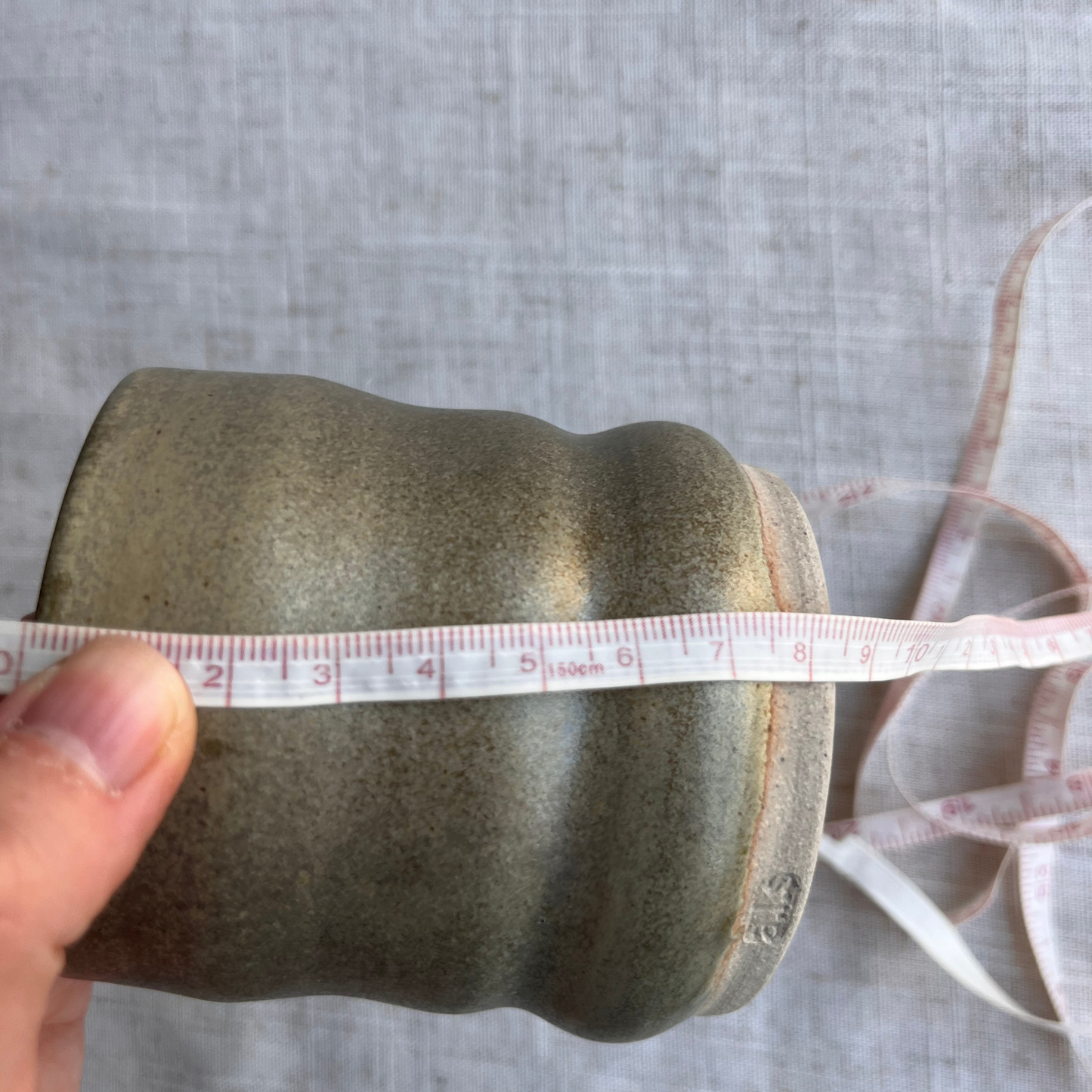 Forest Handmade Ceramic Ripple Cup