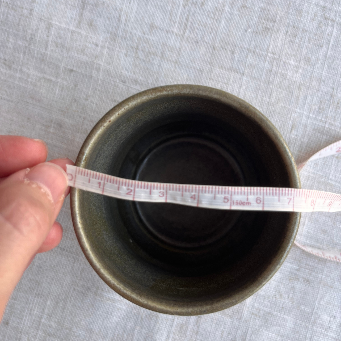 Forest Handmade Ceramic Ripple Cup