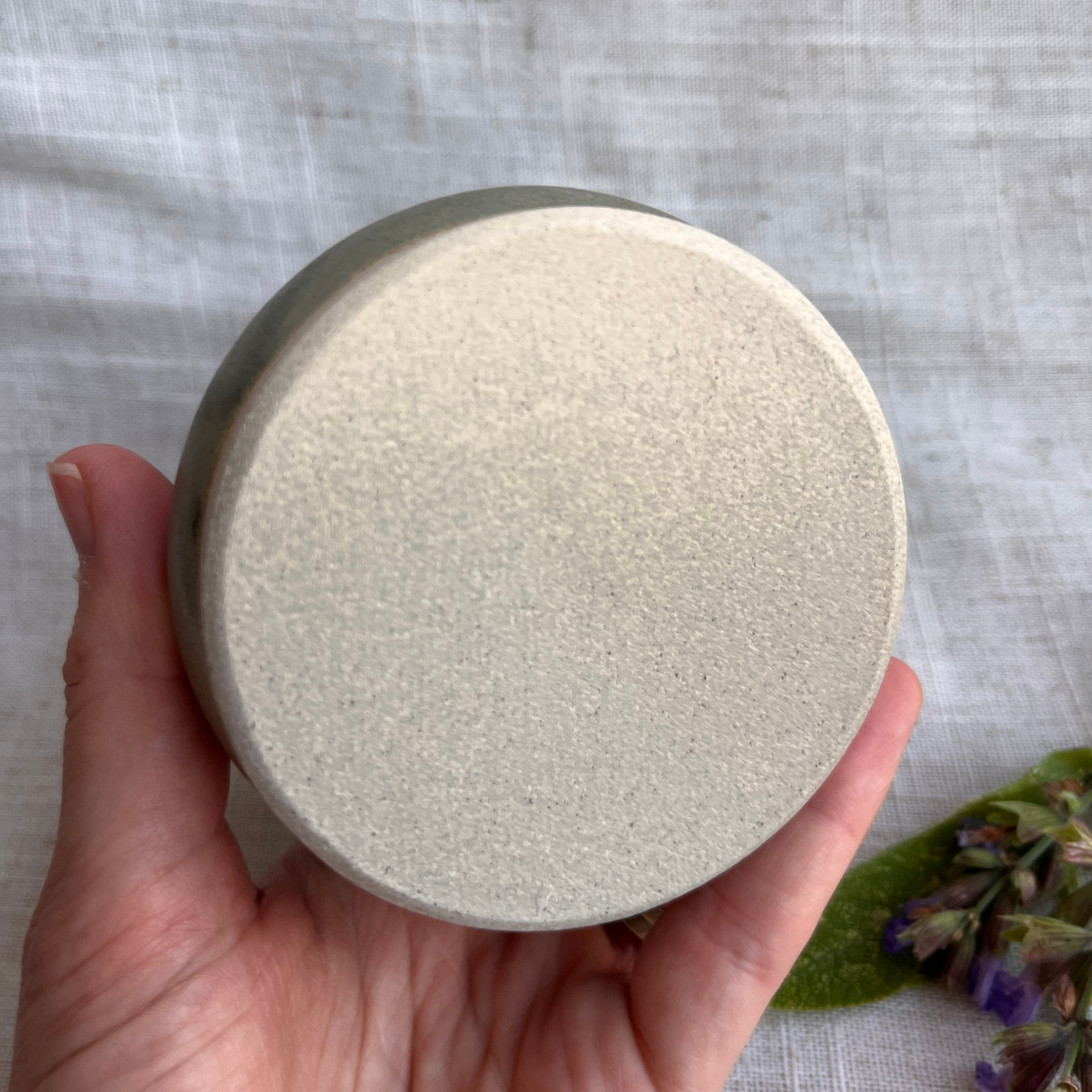 Forest Handmade Ceramic Ripple Cup