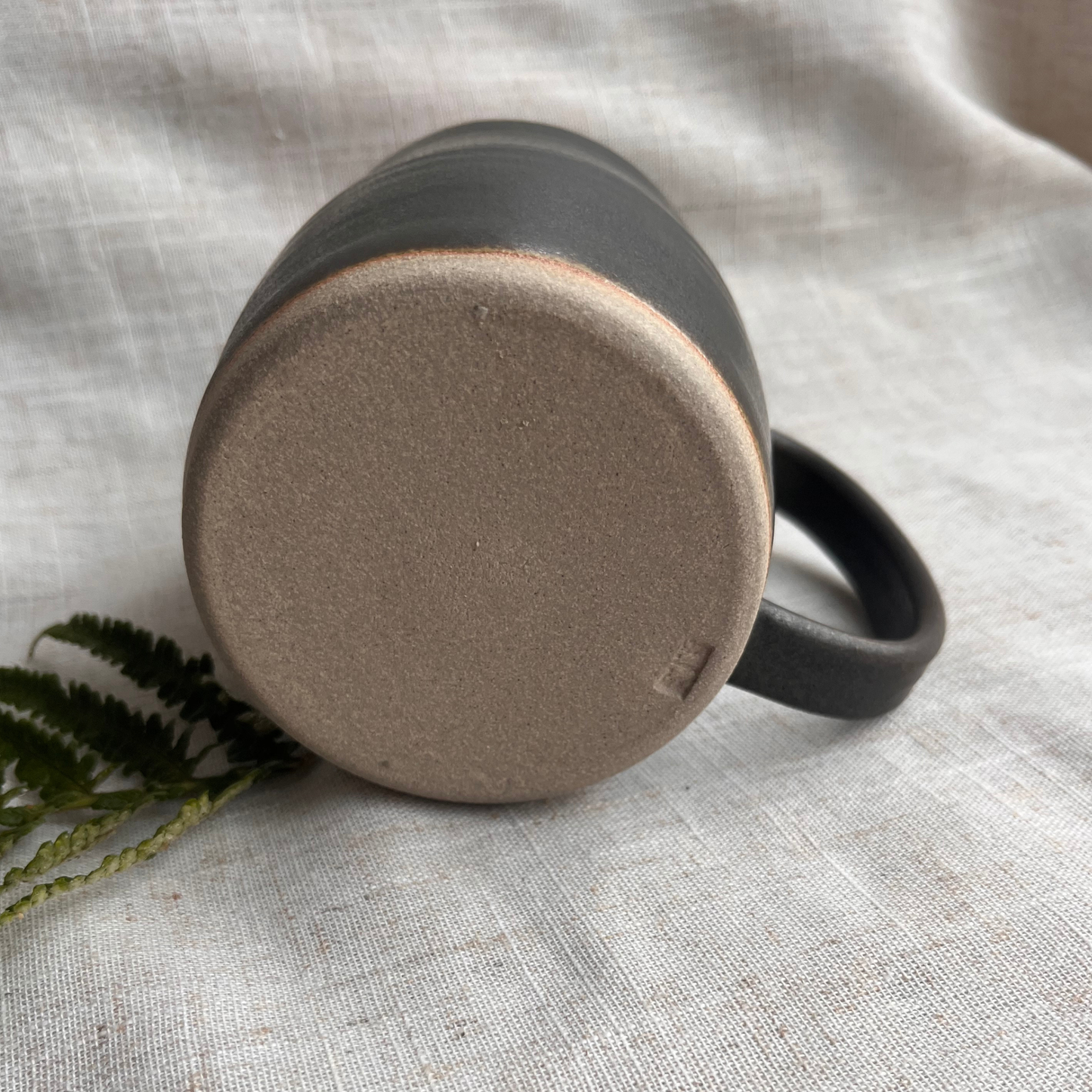 Forest Handmade Ceramic Tankard Green
