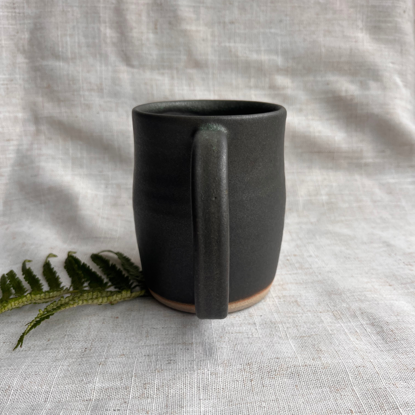 Forest Handmade Ceramic Tankard Green