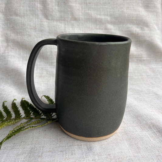 Forest Handmade Ceramic Tankard Green