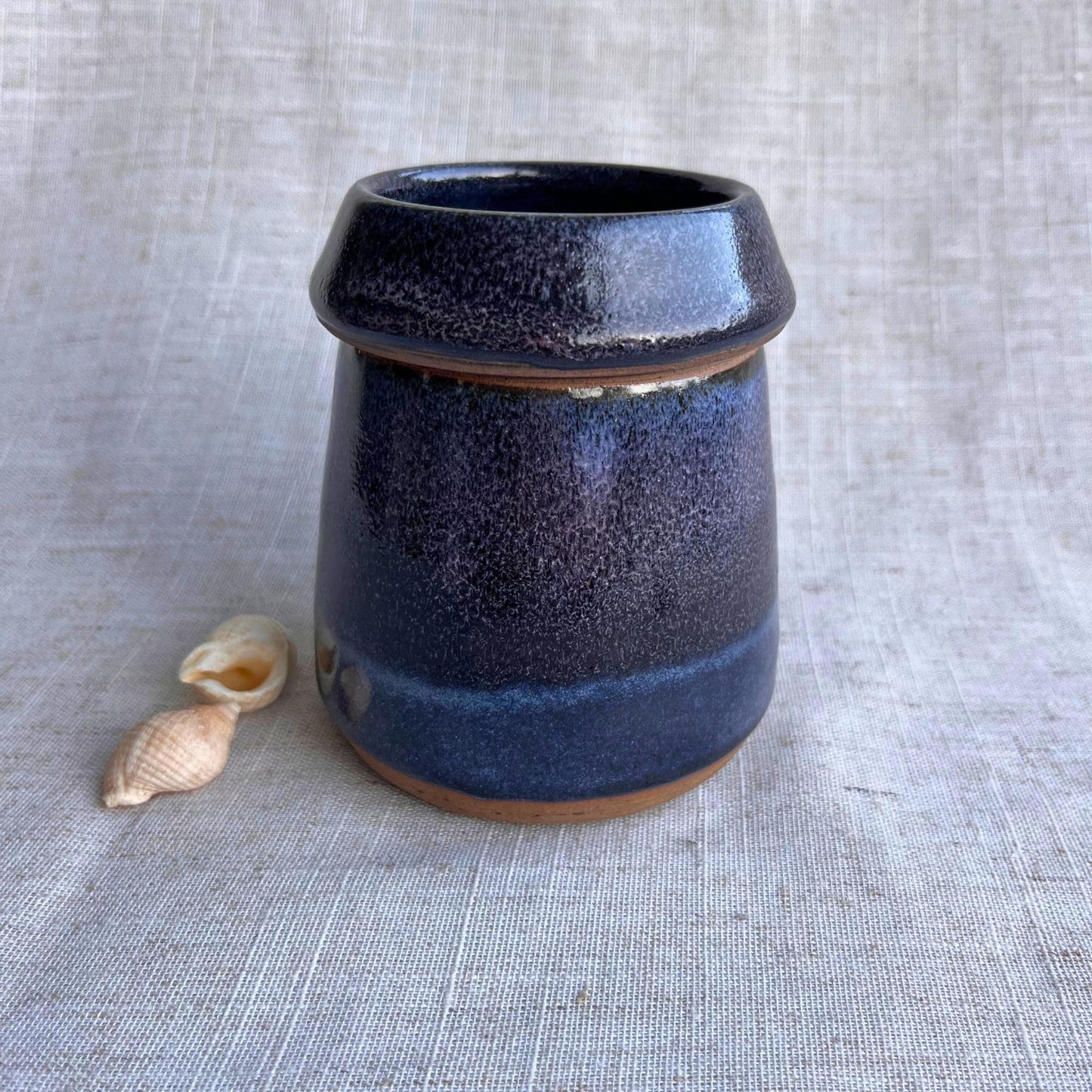 Handmade Coastal Ceramic Wax Melt Burner, Tealight Oil Warmer, unique gift, UK made