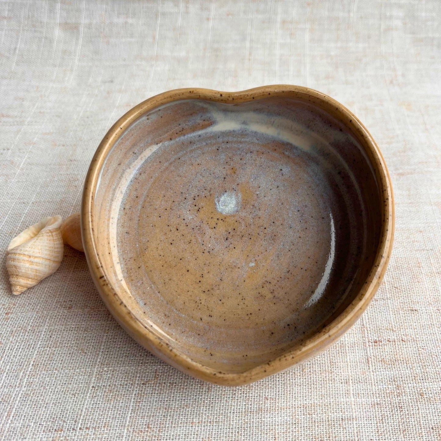 Handmade Trinket Dish | Ceramic Jewellery Dish | Heart shape Pottery | Pottery Ring Dish | Jewellery Holder | Made in the UK