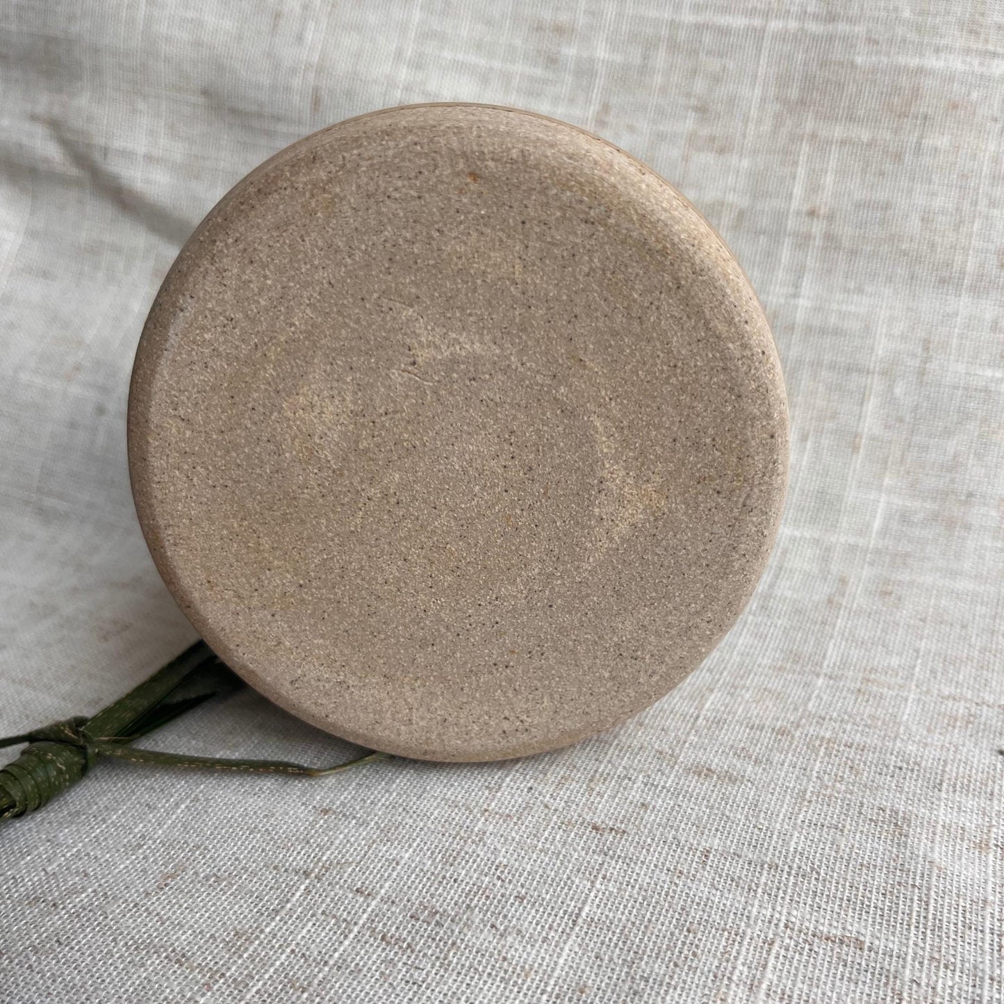 Stoneware Ceramic Tumbler | 6oz Latte Cappuccino Cup | Handmade Green Ceramic Cup | Handleless Stoneware Coffee Mug | Unique British Gift