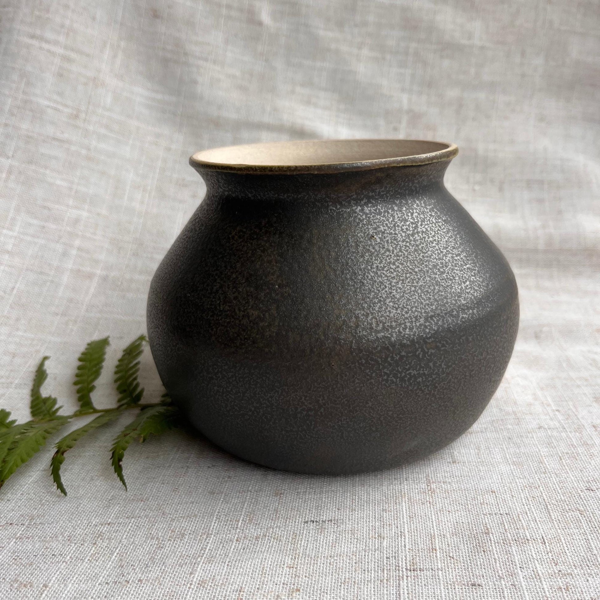 Handmade Ceramic Vase | Green Decorative Bud Vase | Tablescape | Minimalist | Center piece vase | Earthy Home Accent | Unique British Gift