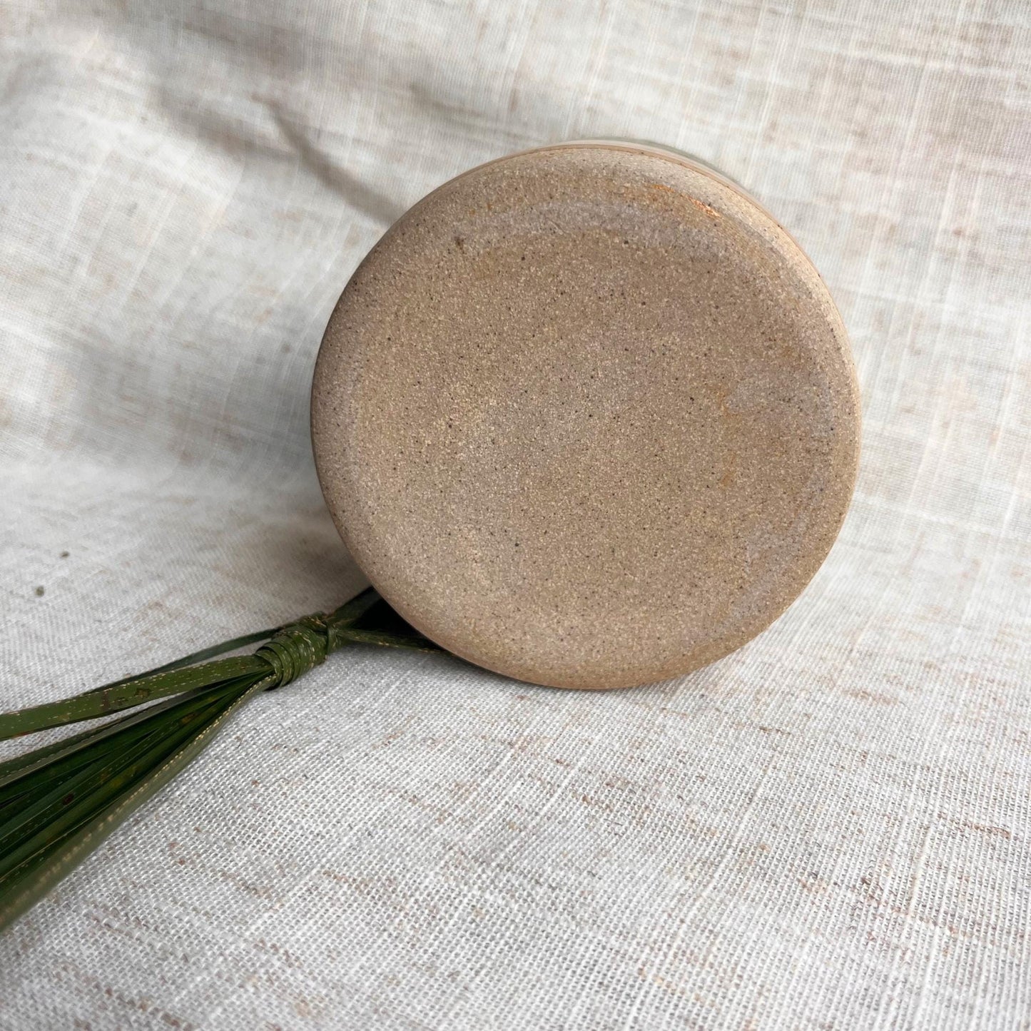 Stoneware Ceramic Tumbler | 6oz Latte Cappuccino Cup | Handmade Green Ceramic Cup | Handleless Stoneware Coffee Mug | Unique British Gift