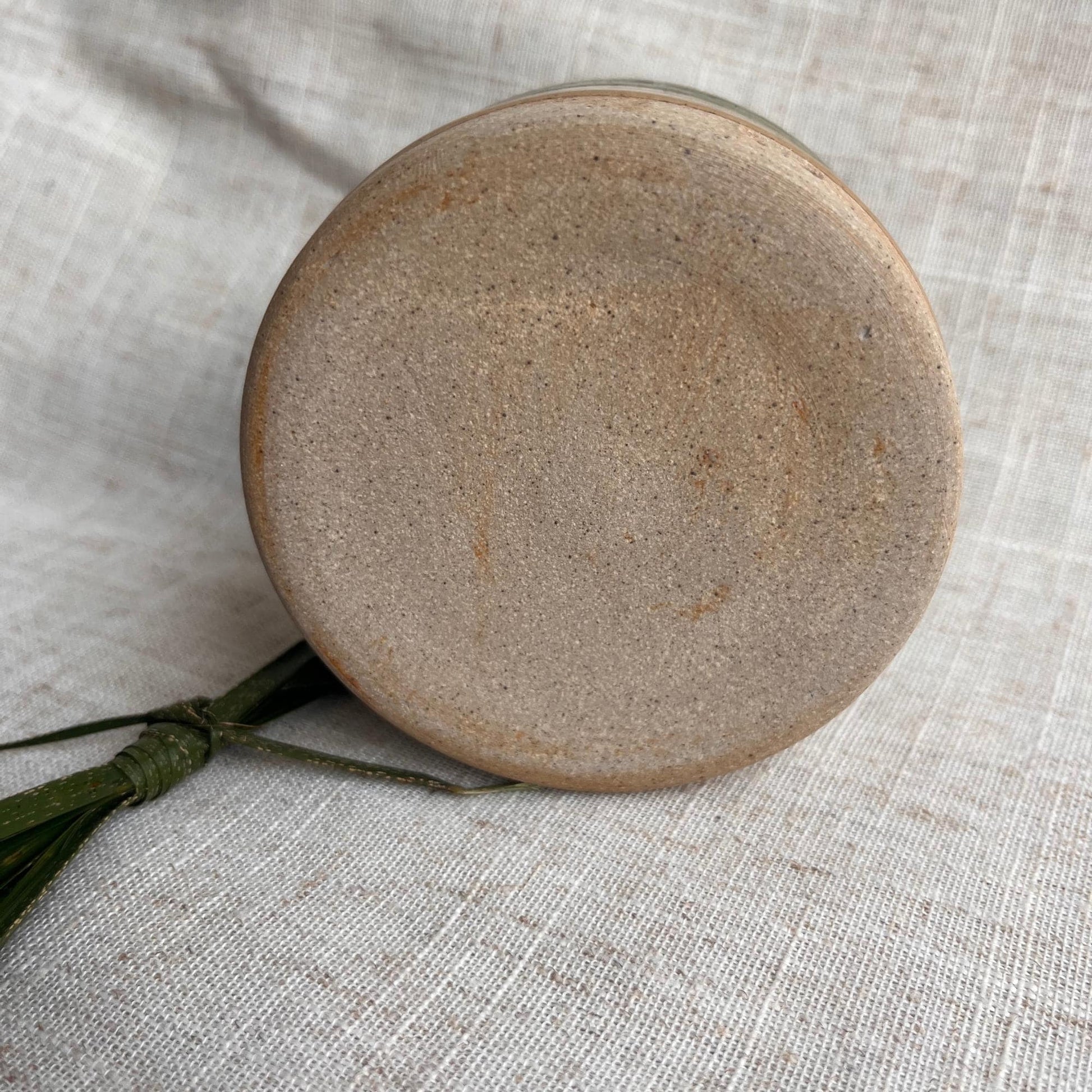 Stoneware Ceramic Tumbler | 6oz Latte Cappuccino Cup | Handmade Green Ceramic Cup | Handleless Stoneware Coffee Mug | Unique British Gift