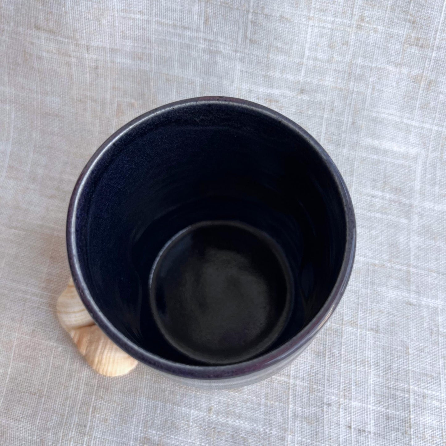 Handmade Ceramic Thumb Cup | Handleless Stoneware Coffee Cup | Unique British Gift | Ceramic Wine Cup | Dimple Cup | Cortado Coffee Cup |Mug