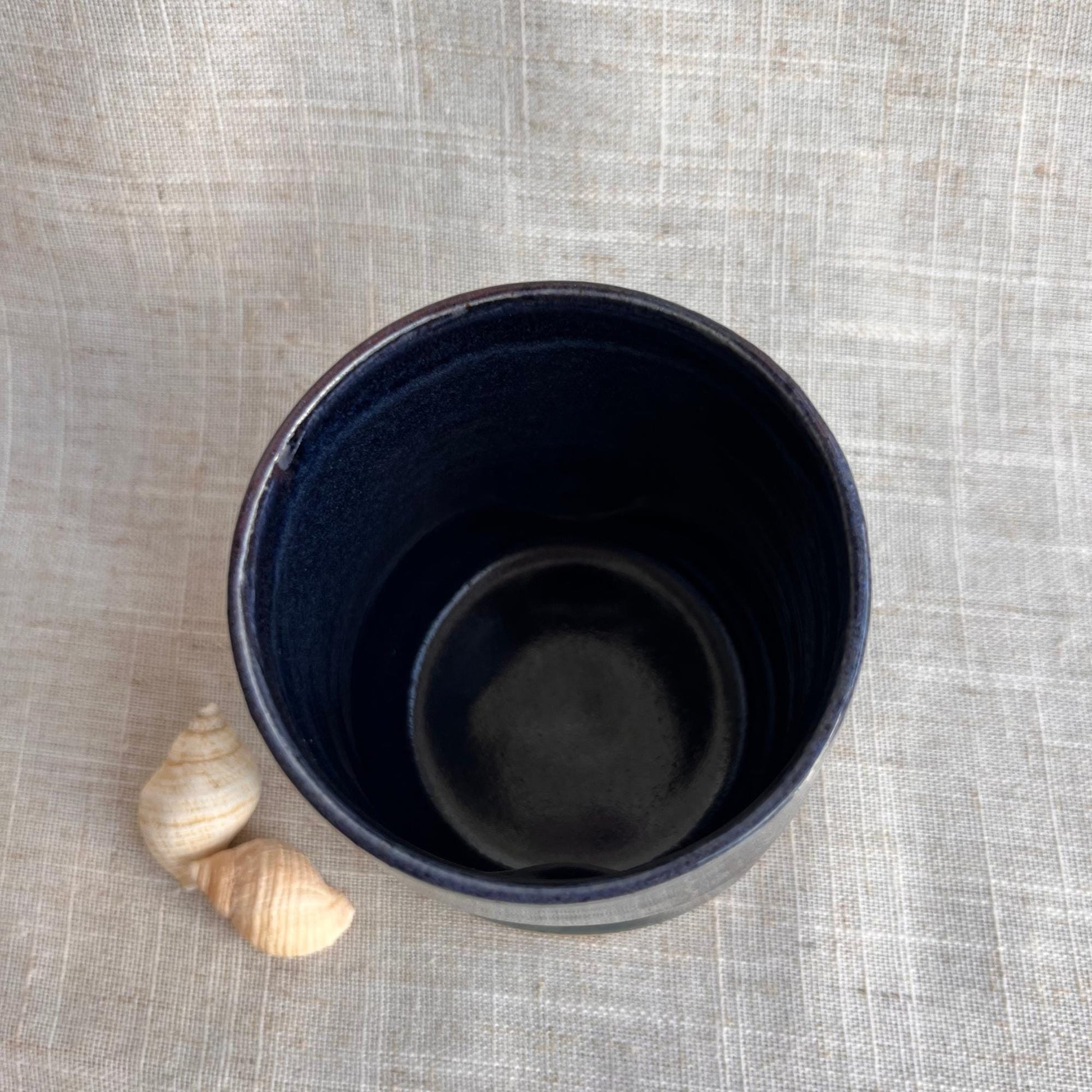 Handmade Ceramic Thumb Cup | Handleless Stoneware Coffee Cup | Unique British Gift | Ceramic Wine Cup | Dimple Cup | Cortado Coffee Cup |Mug