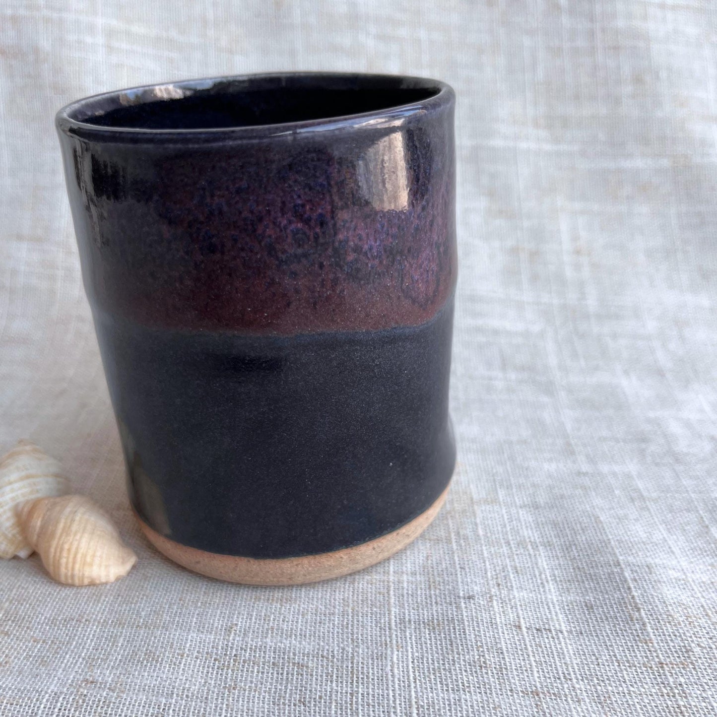 Handmade Ceramic Thumb Cup | Handleless Stoneware Coffee Cup | Unique British Gift | Ceramic Wine Cup | Dimple Cup | Cortado Coffee Cup |Mug