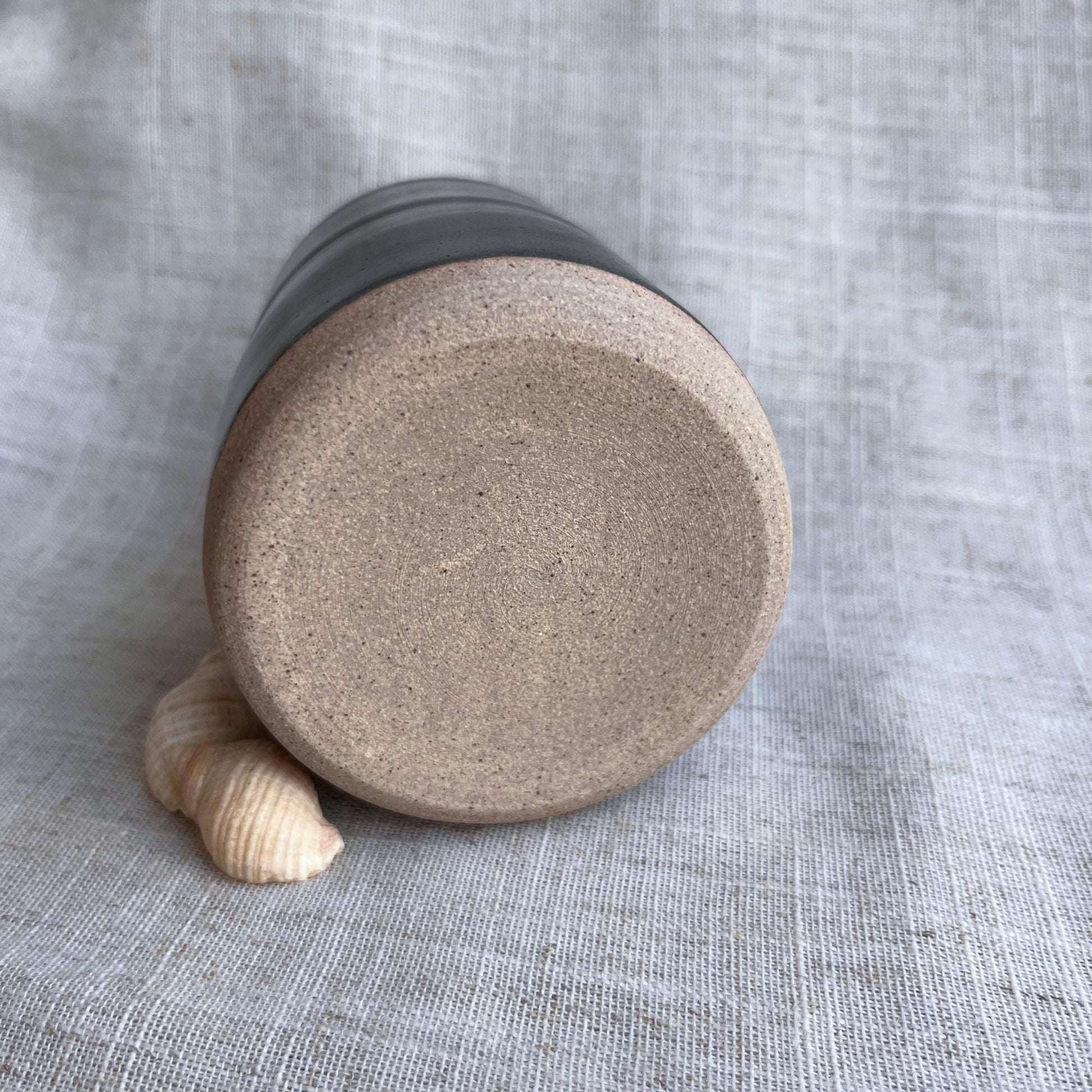 Handmade Ceramic Thumb Cup | Handleless Stoneware Coffee Cup | Unique British Gift | Ceramic Wine Cup | Dimple Cup | Cortado Coffee Cup |Mug