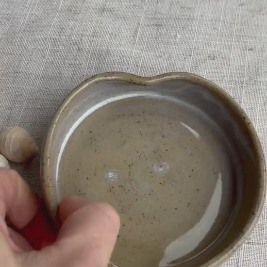 Handmade Trinket Dish | Ceramic Jewellery Dish | Heart shape Pottery | Pottery Ring Dish | Jewellery Holder | Made in the UK