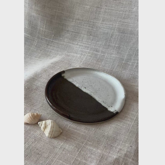 Handmade Ceramic Spoon Rest, Ceramic utensil rest, Coastal Kitchen Decor, UK Made