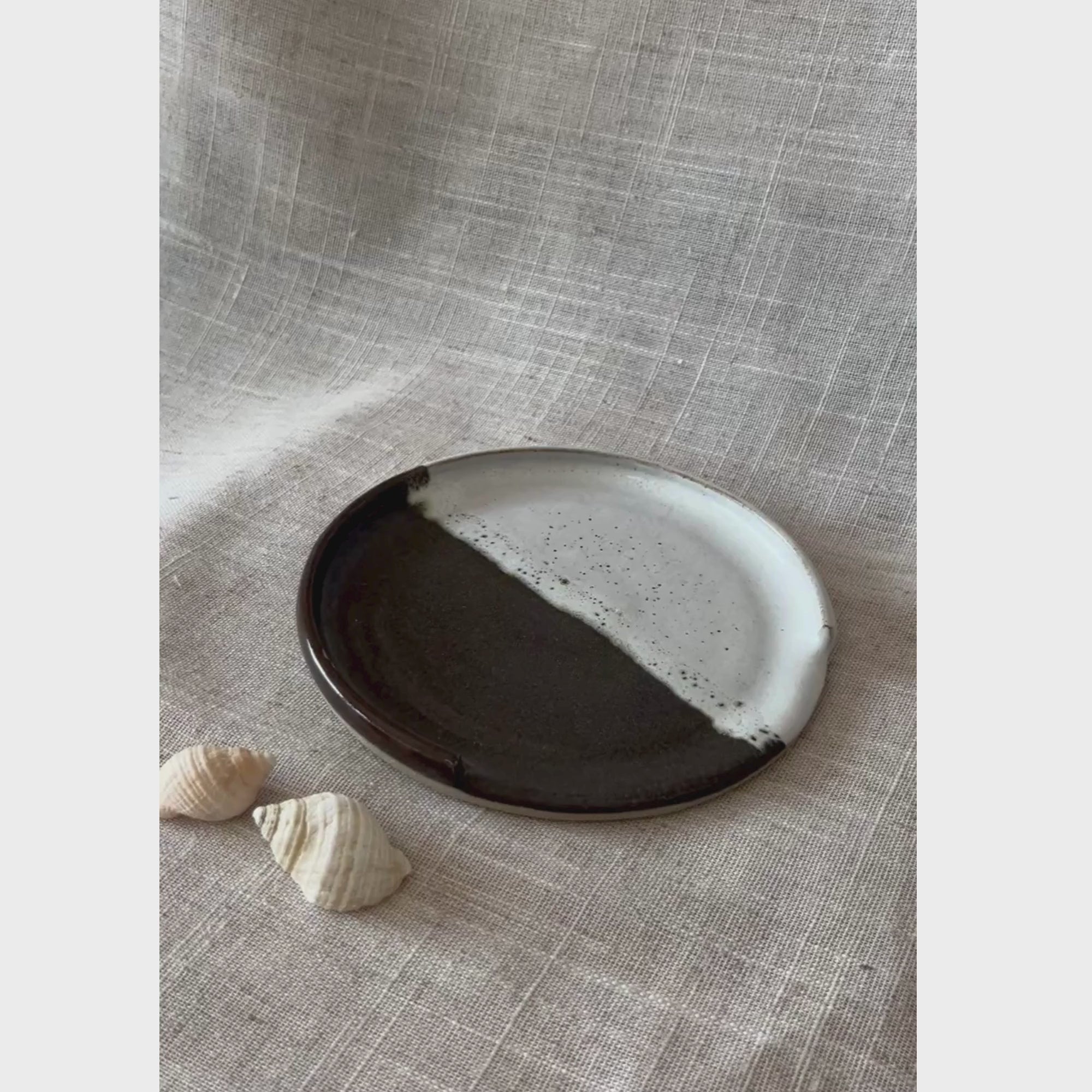 Handmade Ceramic Spoon Rest, Ceramic utensil rest, Coastal Kitchen Decor, UK Made