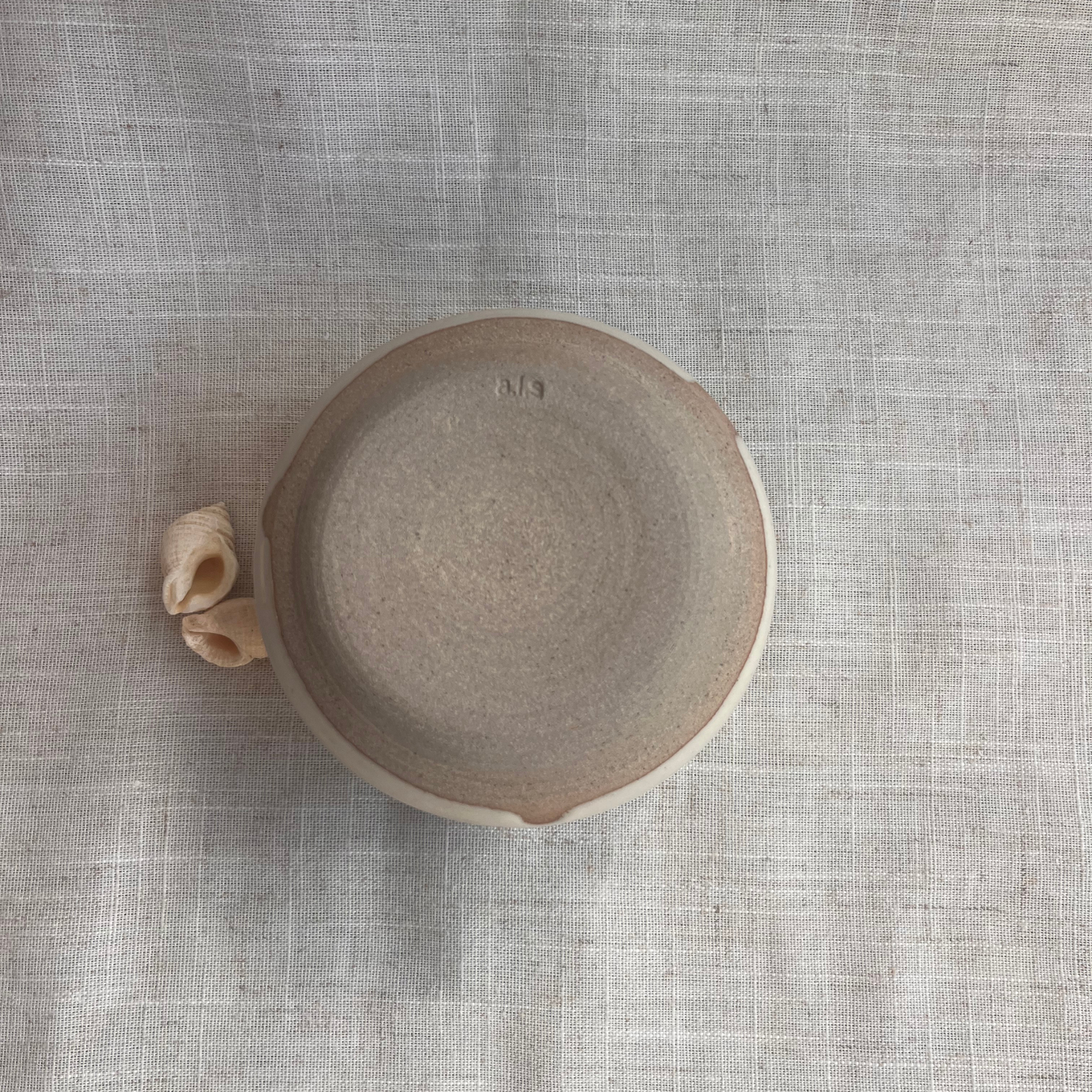 Coastal Handmade Ceramic Bowl Beige