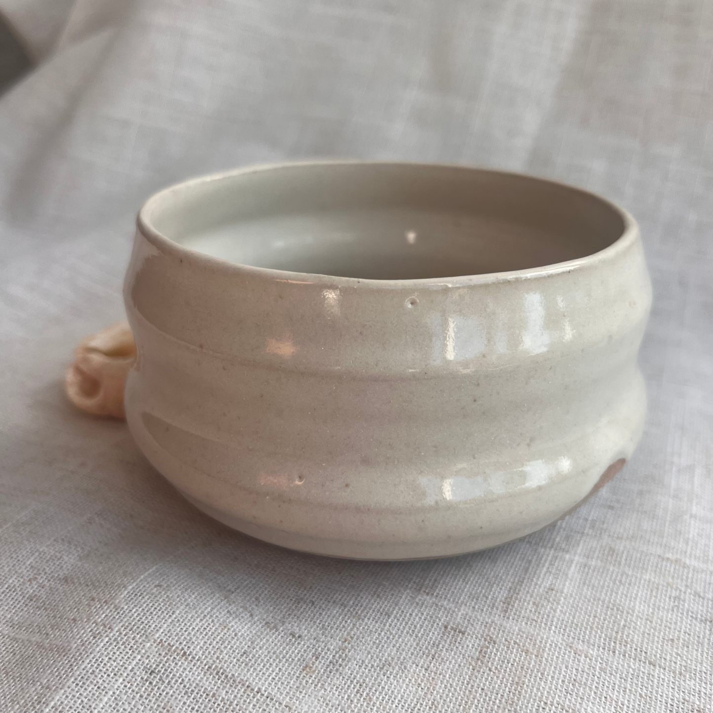 Coastal Handmade Ceramic Bowl Beige