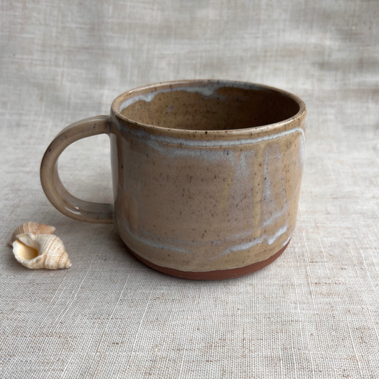 Handmade Ceramic Mug, Coastal Seashell Range