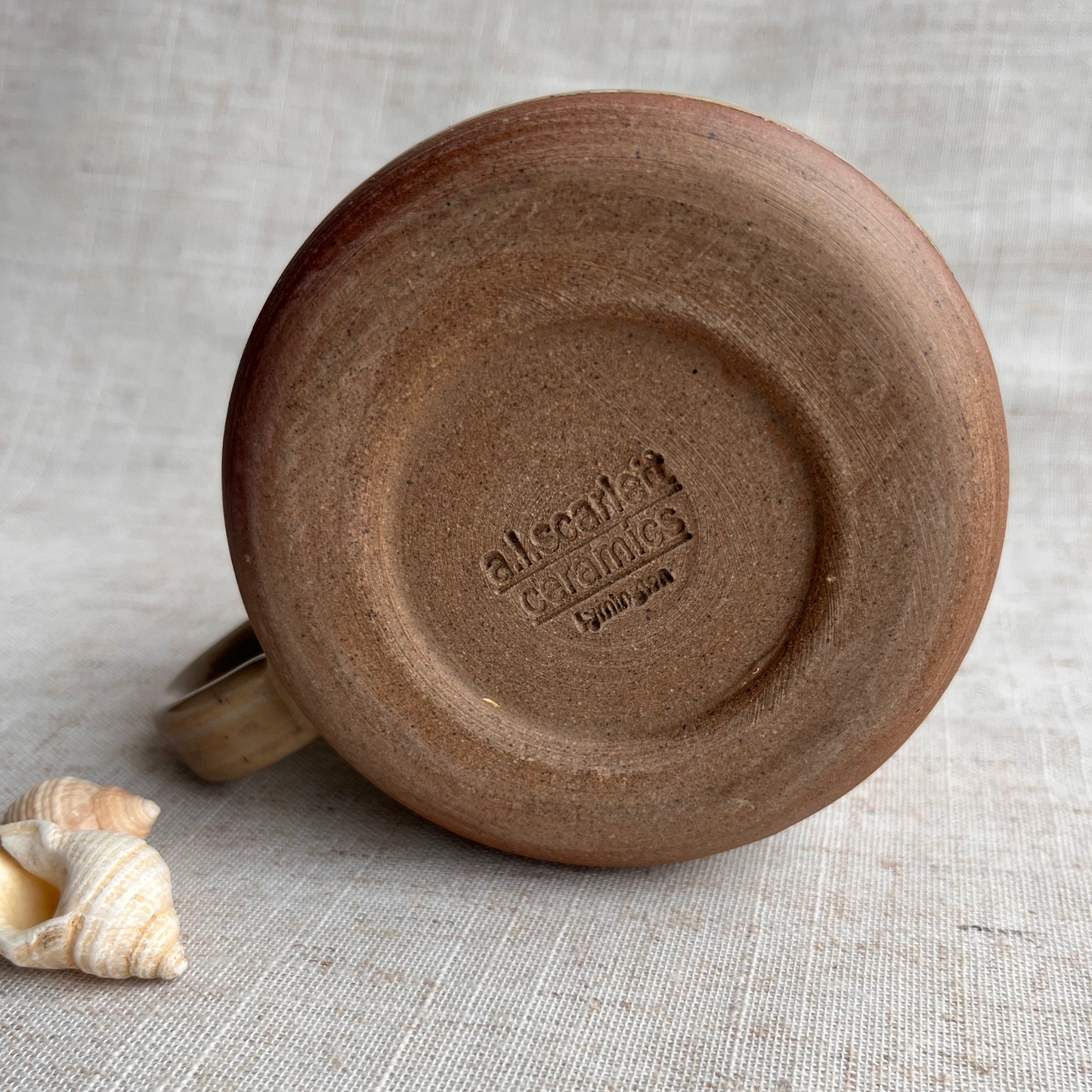 Handmade Ceramic Mug, Coastal Seashell Range