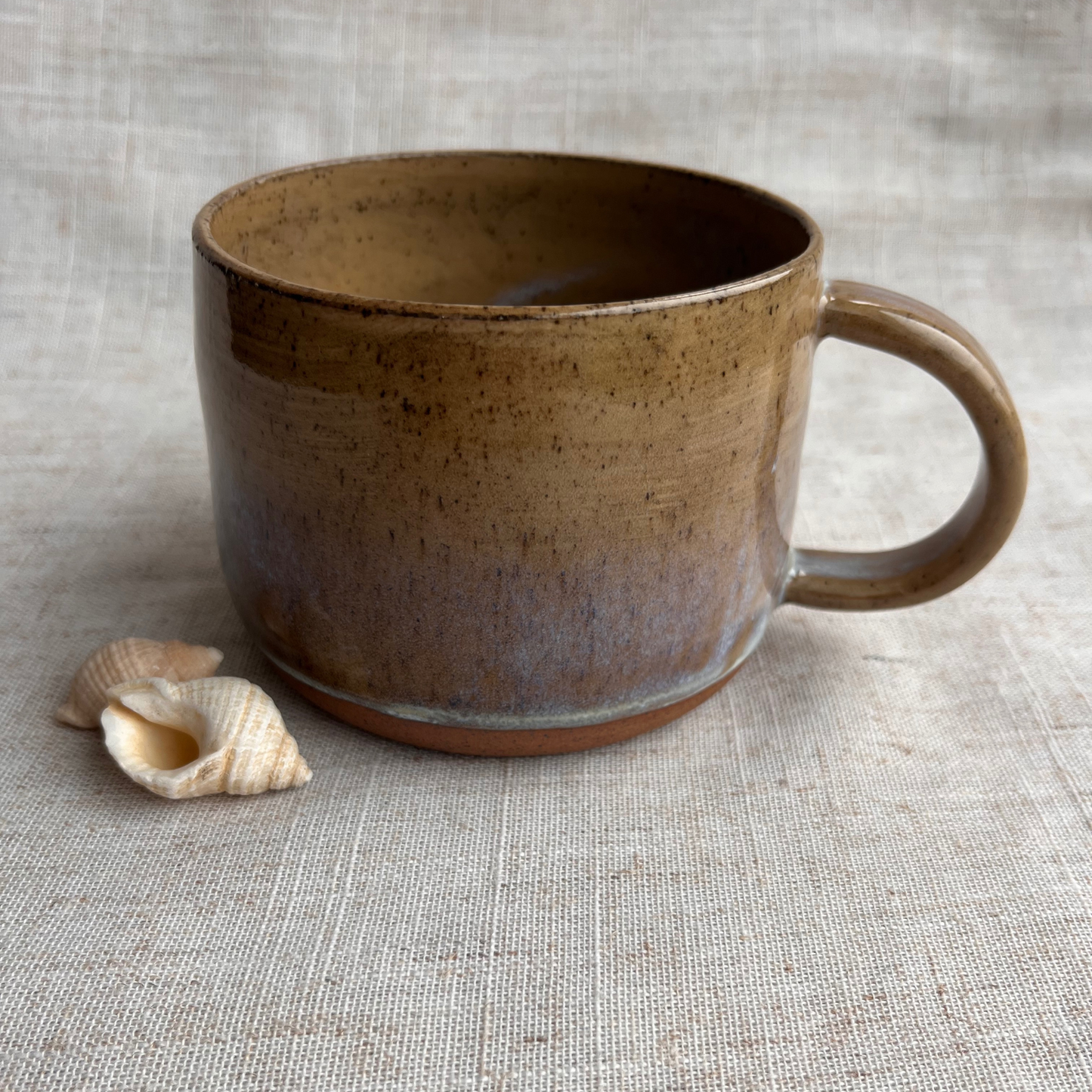 Handmade Ceramic Mug, Coastal Seashell Range