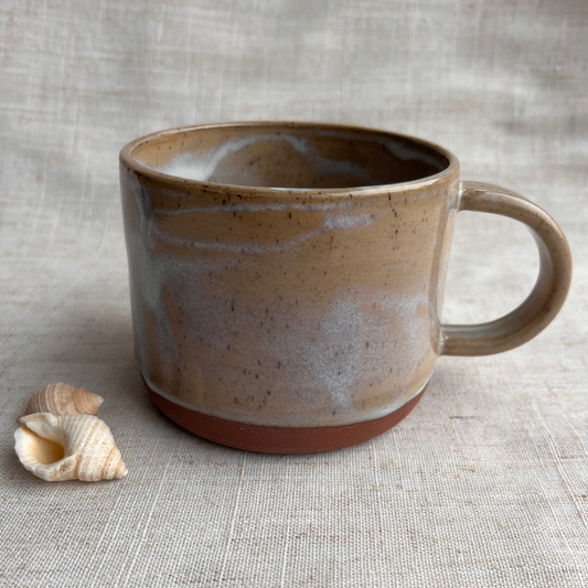 Handmade Ceramic Mug, Coastal Seashell Range